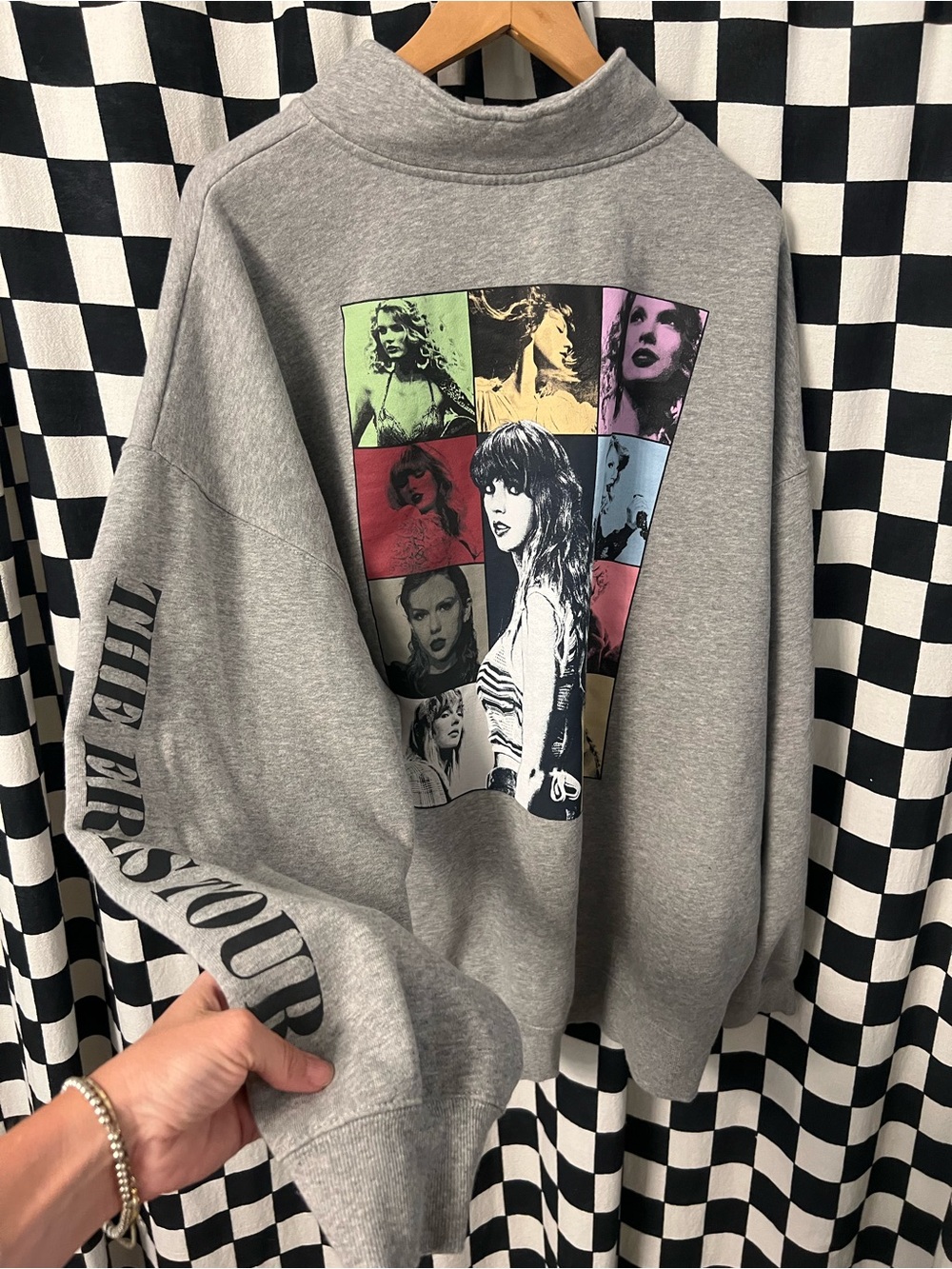 Taylor Swift Eras Tour Quarter Zip Sweatshirt